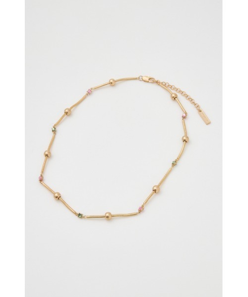 MOUSSY（マウジー）の「GEM チョーカー（チョーカー・レディース・ゴールド/シルバー・FREE）」の4枚目の写真