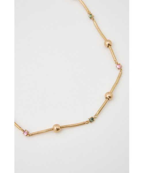 MOUSSY（マウジー）の「GEM チョーカー（チョーカー・レディース・ゴールド/シルバー・FREE）」の5枚目の写真