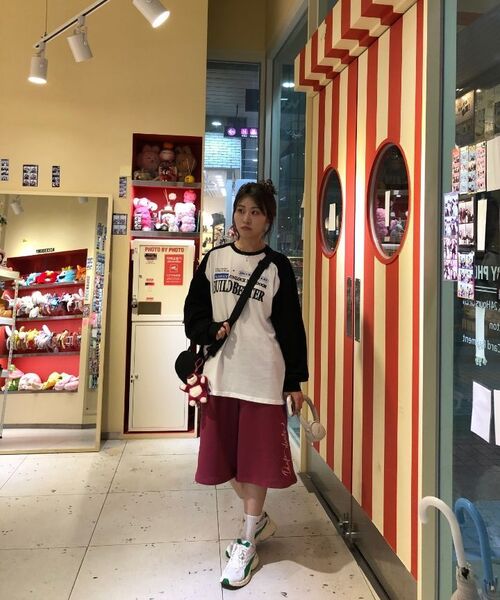 DANGLEDROP（ダングルドロップ）の「DGDPサイドレタリングスウェットバミューダパンツメランジグレー（その他パンツ・レディース・その他・M/S）」の9枚目の写真