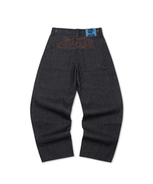 GLACK（グラック）の「GZP002 ブルートライバルローデニムパンツ (BLACK)（デニムパンツ）」