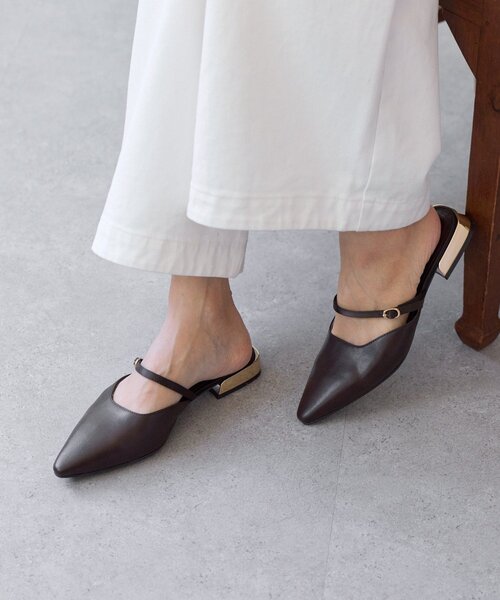 RIVE DROITE(リヴドロワ)の「【さりげないアクセントに】ゴールドポイントミュール(その他シューズ・レディース・ベージュ/ブラウン・LARGE/MEDIUM/SMALL)」の20枚目の写真