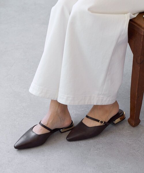 RIVE DROITE(リヴドロワ)の「【さりげないアクセントに】ゴールドポイントミュール(その他シューズ・レディース・ベージュ/ブラウン・LARGE/MEDIUM/SMALL)」の21枚目の写真