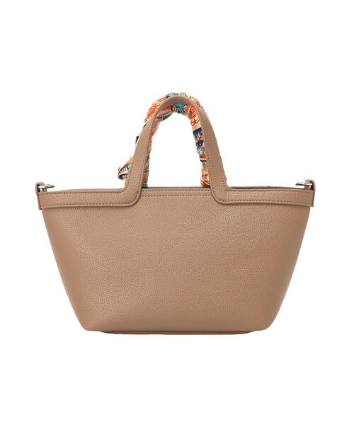 earth music&ecology（アースミュージックアンドエコロジー）の「スカーフSET 2WAYミニトートバッグ（トートバッグ・レディース・モカ/グリーン/ブラック・FREE）」の16枚目の写真