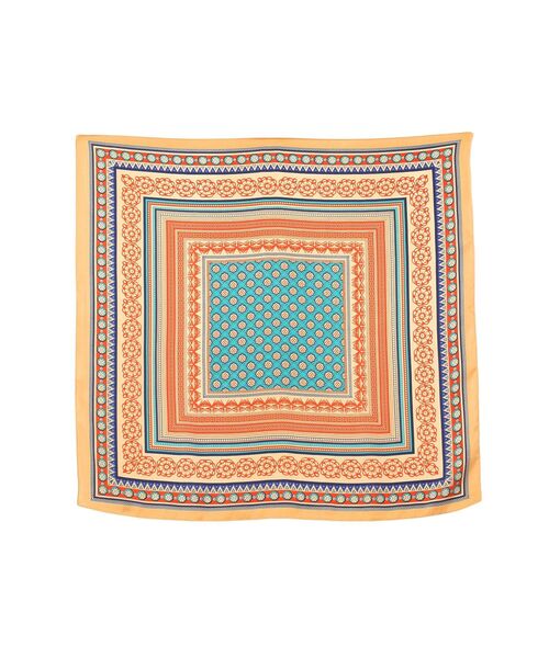 earth music&ecology（アースミュージックアンドエコロジー）の「スカーフSET 2WAYミニトートバッグ（トートバッグ・レディース・モカ/グリーン/ブラック・FREE）」の9枚目の写真