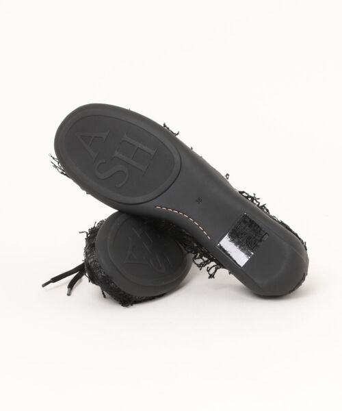 ASH（アッシュ）の「ASH/アッシュ【MINA】レースフラットシューズ スリッポン アジャスター ゴム紐 1.5cmヒール（スリッポン・レディース・ブラック・36/37/38/39）」の11枚目の写真