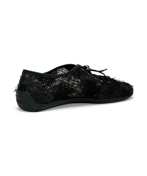 ASH（アッシュ）の「ASH/アッシュ【MINA】レースフラットシューズ スリッポン アジャスター ゴム紐 1.5cmヒール（スリッポン・レディース・ブラック・36/37/38/39）」の6枚目の写真