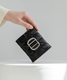 RANDA（ランダ）の「ビジューパーツキルティング三つ折りウォレット（財布）」