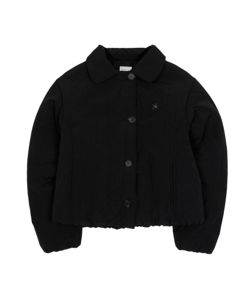 THECOLDESTMOMENT(ザコールデストモーメント)の「(w) TCM round collar padding (black)(ダウンジャケット/コート・レディース・その他・S/M)」の1枚目の写真
