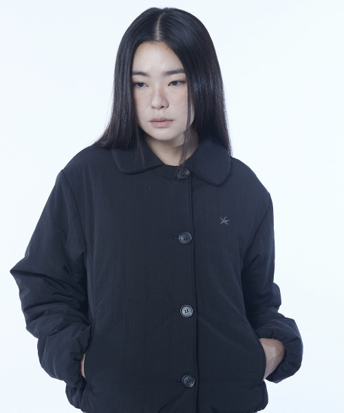 THECOLDESTMOMENT(ザコールデストモーメント)の「(w) TCM round collar padding (black)(ダウンジャケット/コート・レディース・その他・S/M)」の7枚目の写真