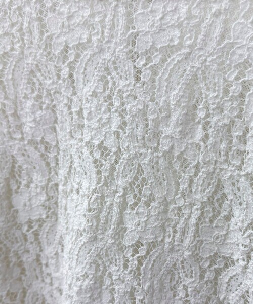 fredy emue（フレディエミュ）の「チュールレイヤードレースロンTシャツ（Tシャツ/カットソー・レディース・ブラック/オフホワイト・38）」の22枚目の写真