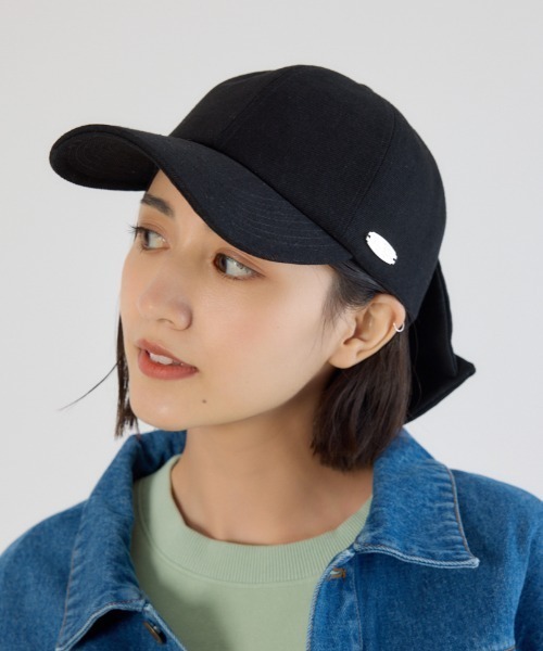 RODEO CROWNS WIDE BOWL(ロデオクラウンズワイドボウル)の「デニムリボンキャップ(キャップ・レディース・ブラウン/ブルー/ブラック・FREE)」の2枚目の写真