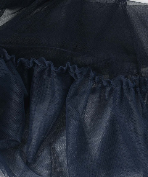 HARE（ハレ）の「バイカラーチュールベルトスカート(HARE)（スカート・レディース・ブルー/ブラック・FREE）」の12枚目の写真