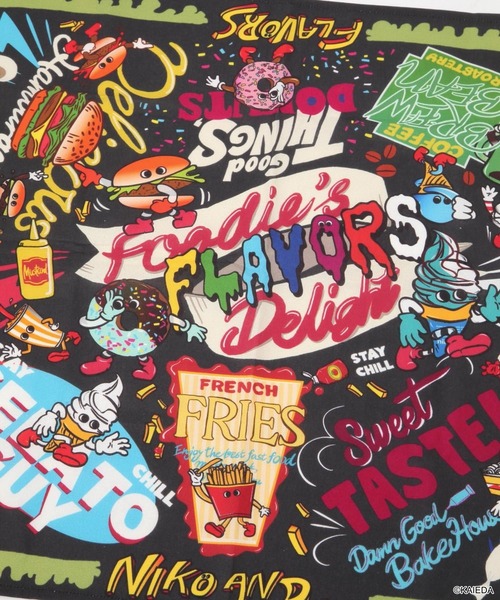 niko and...（ニコアンド）の「【FLAVORS】コラボ バンダナハンカチ（バンダナ/スカーフ・レディース・その他1/アイボリー・0）」の8枚目の写真