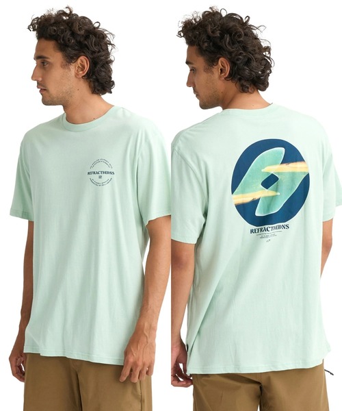 BILLABONG（ビラボン）の「BILLABONG メンズ 【BILLABONG GALLERY -REFRACTIONS-】SYMMETRY PREMIUM SS Tシャツ 【2026年春夏モデル】/ビラボン半袖バックプリントTシャツ（Tシャツ/カットソー・メンズ・グリーン系その他・X-LARGE）」の7枚目の写真