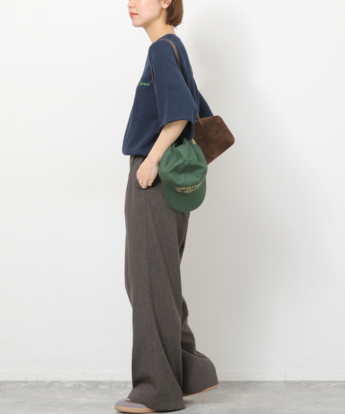 JOURNAL STANDARD relume（ジャーナルスタンダード　レリューム）の「［26SS新作 / 防シワ］メランジドビータックパンツ（スラックス・レディース・ベージュ/ブラウン・36/38）」の14枚目の写真