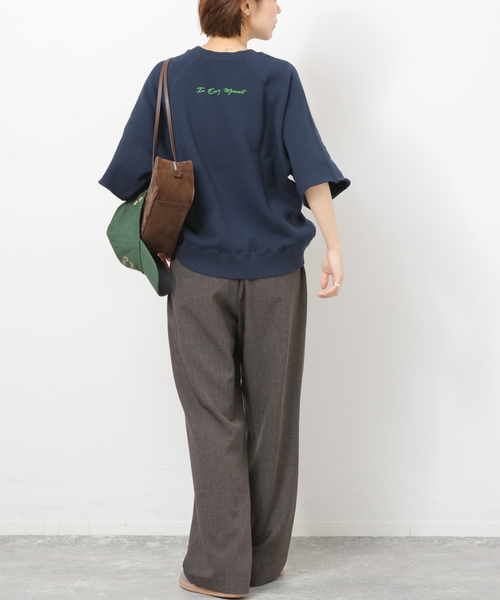 JOURNAL STANDARD relume（ジャーナルスタンダード　レリューム）の「［26SS新作 / 防シワ］メランジドビータックパンツ（スラックス・レディース・ベージュ/ブラウン・36/38）」の15枚目の写真