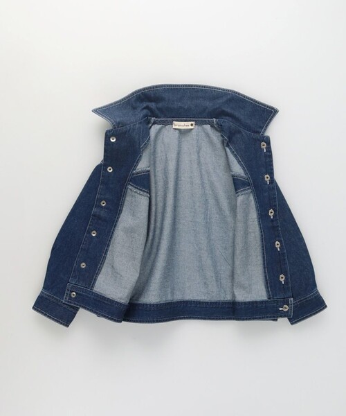 BRANSHES(ブランシェス)の「ライトオンスデニムジャケット(デニムジャケット・キッズ・ネイビー・120/110/150/100/130/140)」の10枚目の写真