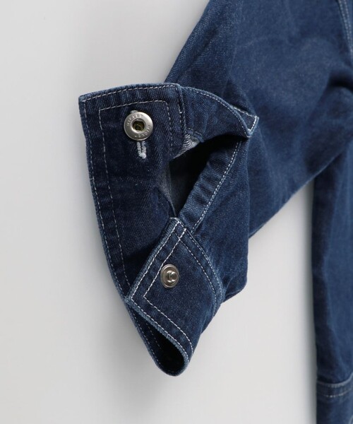 BRANSHES(ブランシェス)の「ライトオンスデニムジャケット(デニムジャケット・キッズ・ネイビー・120/110/150/100/130/140)」の12枚目の写真