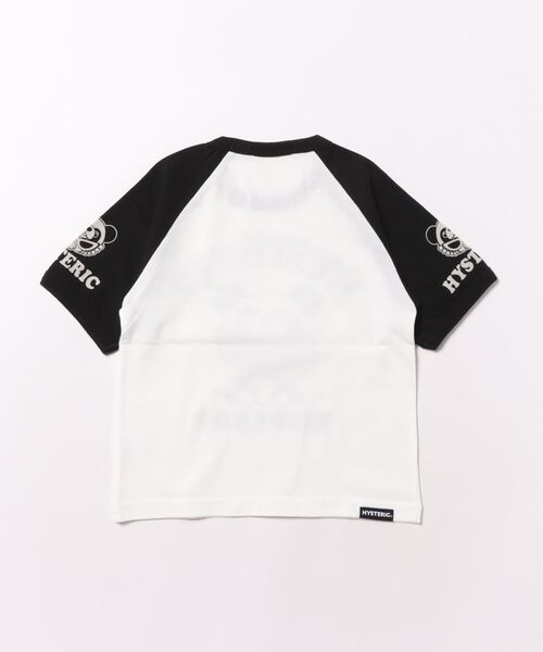 HYSTERIC MINI（ヒステリックミニ）の「PANDA MINI ラグラン半袖Tシャツ（Tシャツ/カットソー・キッズ・ホワイト/レッド・100）」の3枚目の写真
