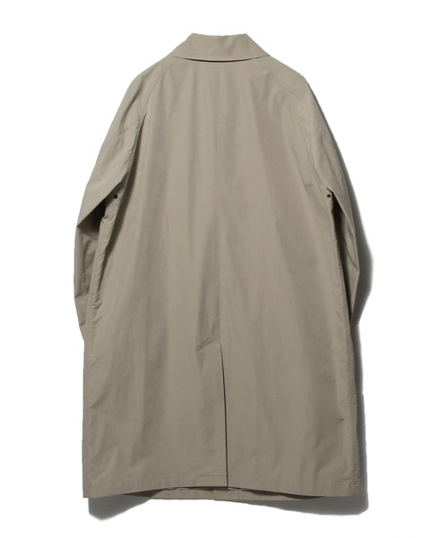 ESTNATION(エストネーション)の「ESTNATION / ウォッシュドナイロンバルマカーンコート(ステンカラーコート・メンズ・ネイビー/ベージュ・46/50/48)」の3枚目の写真
