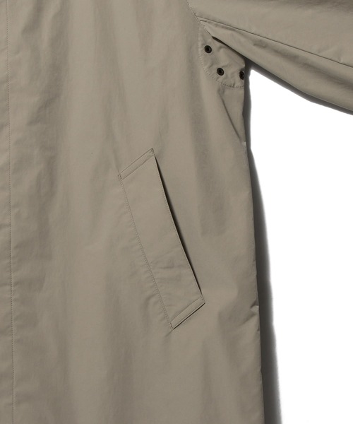 ESTNATION(エストネーション)の「ESTNATION / ウォッシュドナイロンバルマカーンコート(ステンカラーコート・メンズ・ネイビー/ベージュ・46/50/48)」の5枚目の写真