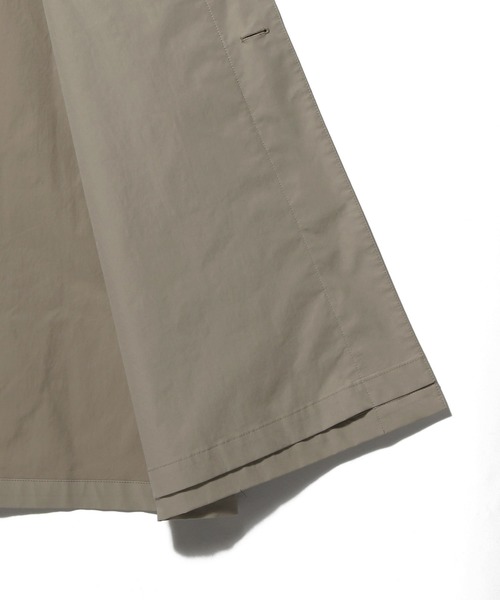 ESTNATION(エストネーション)の「ESTNATION / ウォッシュドナイロンバルマカーンコート(ステンカラーコート・メンズ・ネイビー/ベージュ・46/50/48)」の7枚目の写真