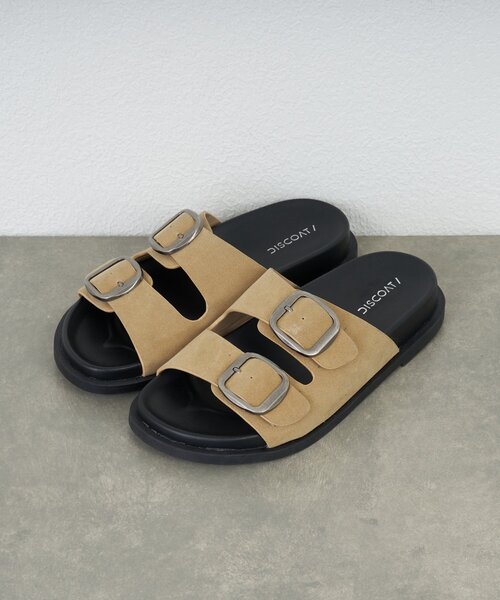 DISCOAT（ディスコート）の「2ベルトフットベットサンダル《ユニセックス》（サンダル・レディース・ブラック/ブラウン/ベージュ・23.5cm/24.5cm/26cm/27cm）」の20枚目の写真