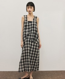 ADAM ET ROPE' | チェックワンピース(ワンピース)