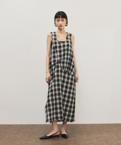 ADAM ET ROPE'（アダムエロペ）の「チェックワンピース（ワンピース・レディース・ブラック系その他・FREE）」の11枚目の写真