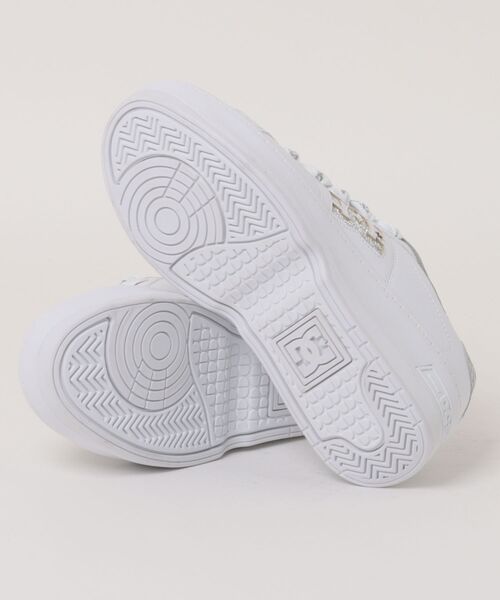 DC SHOES（ディーシーシューズ）の「DC SHOES ウィメンズ Ws DC BALMY SE フットウェア スニーカー 【2026年春夏モデル】/ボリュームソール・厚底（スニーカー・レディース・ホワイト×ライトグレー・23cm/23.5cm/24cm/24.5cm/25cm）」の3枚目の写真
