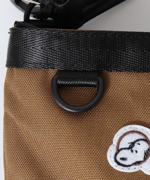 SNOOPY（スヌーピー）の「SNOOPY スヌーピー ミニショルダーバッグ RE-PET（ショルダーバッグ・レディース・ブラック/アイボリー/カーキ・FREE）」の10枚目の写真
