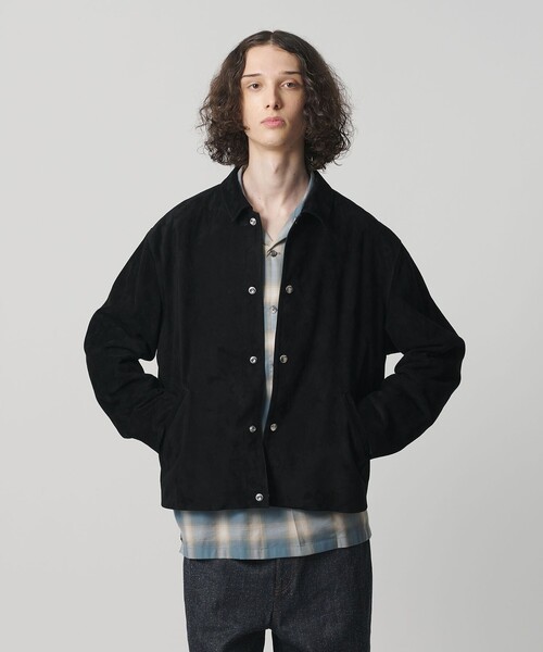 MONKEY TIME（モンキータイム）の「スエード ジャケット（ブルゾン・メンズ・ブラック・XL/L/M/S）」の2枚目の写真