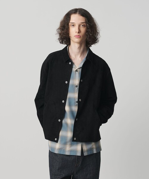 MONKEY TIME（モンキータイム）の「スエード ジャケット（ブルゾン・メンズ・ブラック・XL/L/M/S）」の3枚目の写真