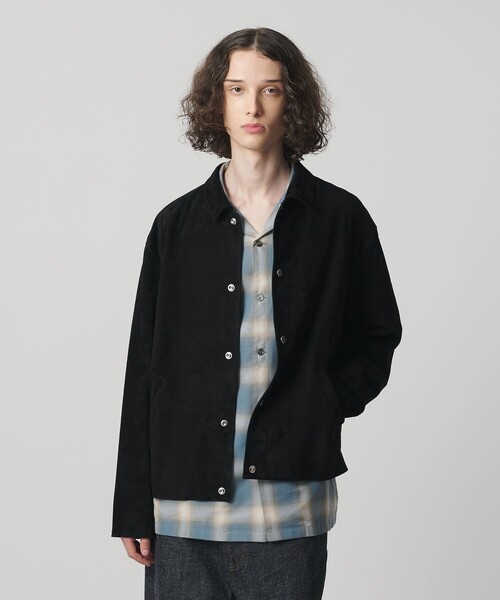 MONKEY TIME（モンキータイム）の「スエード ジャケット（ブルゾン・メンズ・ブラック・XL/L/M/S）」の4枚目の写真