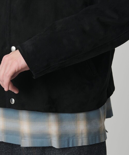 MONKEY TIME（モンキータイム）の「スエード ジャケット（ブルゾン・メンズ・ブラック・XL/L/M/S）」の13枚目の写真