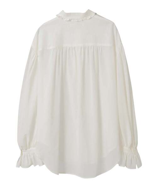 Tiara(ティアラ)の「【Bilitis dix-sept ans/ビリティス・ディセッタン】Voile Relax Blouse(シャツ/ブラウス・レディース・ホワイト・FREE)」の2枚目の写真