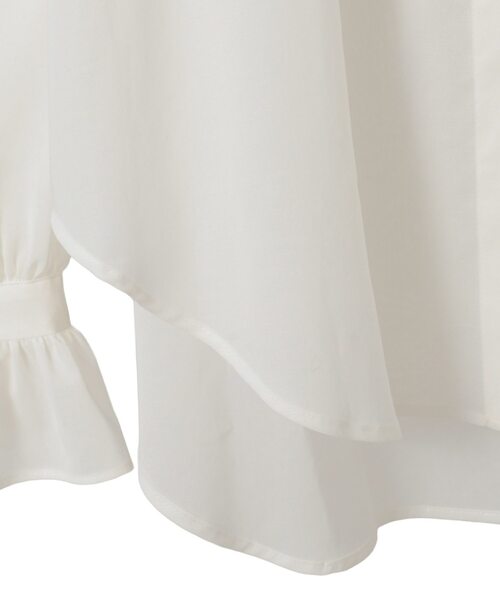 Tiara(ティアラ)の「【Bilitis dix-sept ans/ビリティス・ディセッタン】Voile Relax Blouse(シャツ/ブラウス・レディース・ホワイト・FREE)」の5枚目の写真