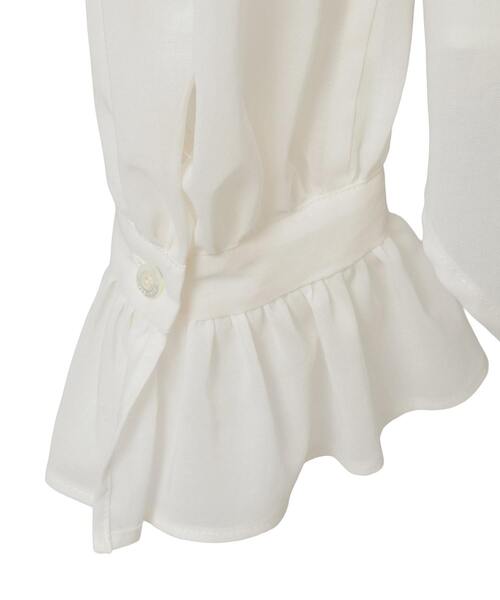 Tiara(ティアラ)の「【Bilitis dix-sept ans/ビリティス・ディセッタン】Voile Relax Blouse(シャツ/ブラウス・レディース・ホワイト・FREE)」の7枚目の写真