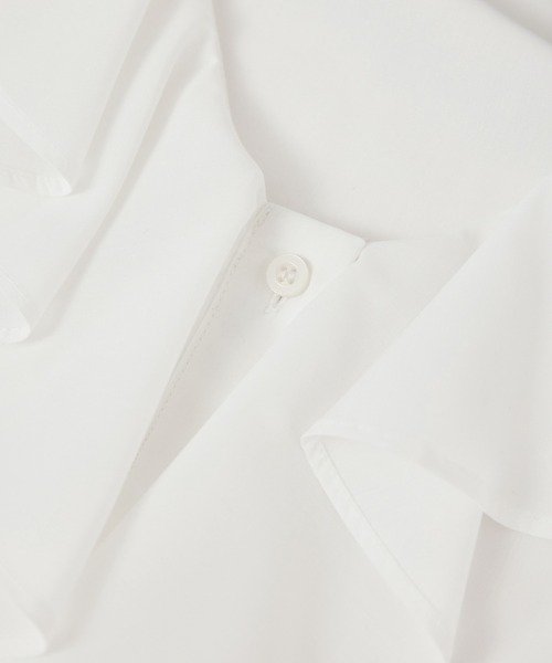 ROPE' PICNIC（ロペピクニック）の「ハシゴレース×ラッフルフリルブラウス（シャツ/ブラウス・レディース・オフホワイト/ブルー/サックスブルー/ネイビー・FREE）」の14枚目の写真