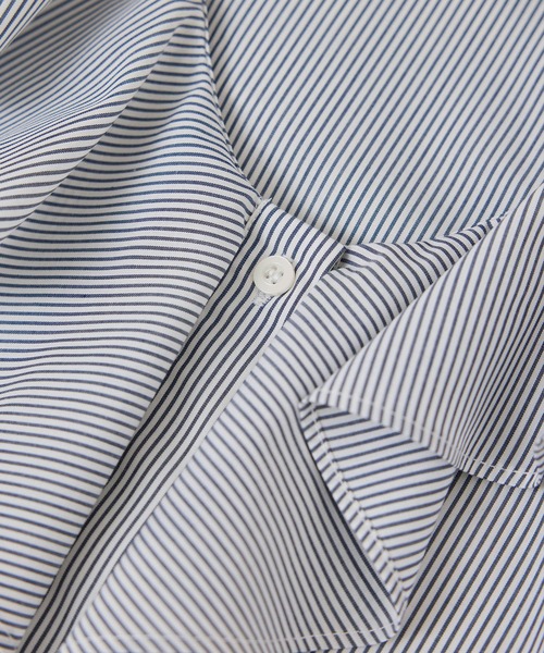 ROPE' PICNIC（ロペピクニック）の「ハシゴレース×ラッフルフリルブラウス（シャツ/ブラウス・レディース・オフホワイト/ブルー/サックスブルー/ネイビー・FREE）」の15枚目の写真