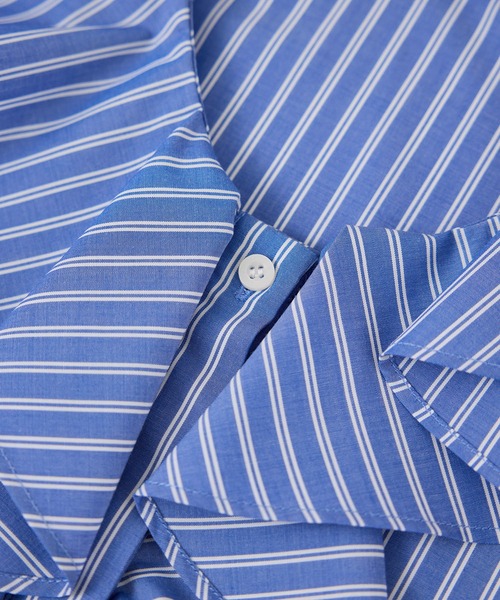 ROPE' PICNIC（ロペピクニック）の「ハシゴレース×ラッフルフリルブラウス（シャツ/ブラウス・レディース・オフホワイト/ブルー/サックスブルー/ネイビー・FREE）」の16枚目の写真