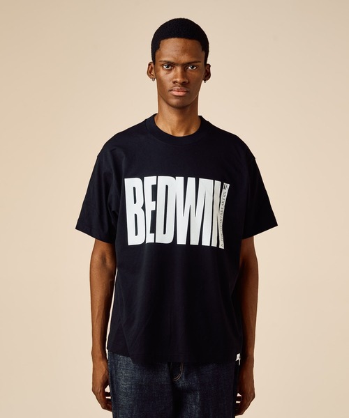 BEDWIN & THE HEARTBREAKERS(ベドウィン アンド ザ ハートブレイカーズ)の「S/S PRINTED TEE "TYO Tee"(Tシャツ/カットソー・メンズ・ホワイト/ブラック・LARGE/MEDIUM)」の1枚目の写真