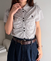 U.S. POLO ASSN.（ユーエスポロアッスン）の「RANAN solleim別注【U.S.POLO ASSN.】シャーリングシャツ（シャツ/ブラウス）」