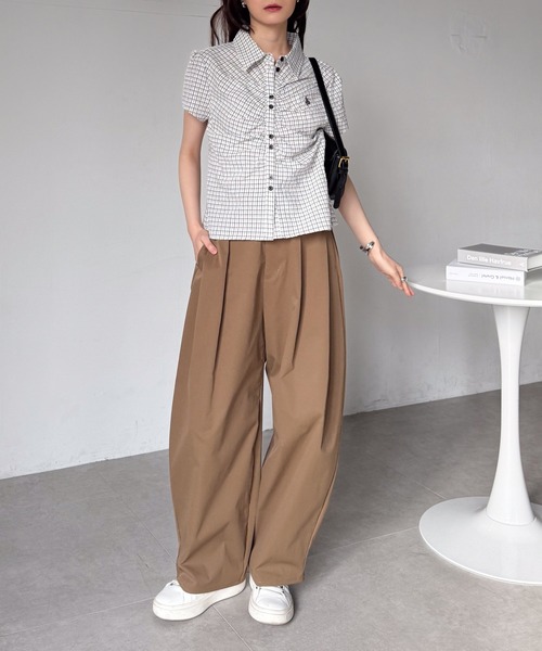 U.S. POLO ASSN.(ユーエスポロアッスン)の「RANAN/solleim別注【U.S.POLO ASSN.】シャーリングシャツ(シャツ/ブラウス・レディース・ブルー/ホワイト系その他/ベージュ系その他/ホワイト・LL/M/L)」の16枚目の写真
