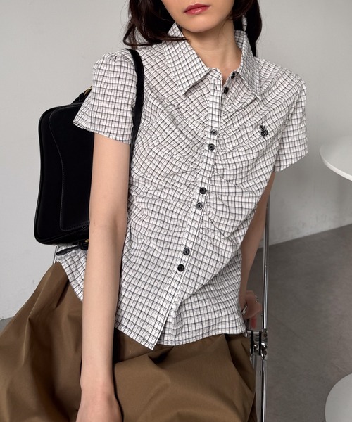 U.S. POLO ASSN.(ユーエスポロアッスン)の「RANAN/solleim別注【U.S.POLO ASSN.】シャーリングシャツ(シャツ/ブラウス・レディース・ブルー/ホワイト系その他/ベージュ系その他/ホワイト・LL/M/L)」の18枚目の写真