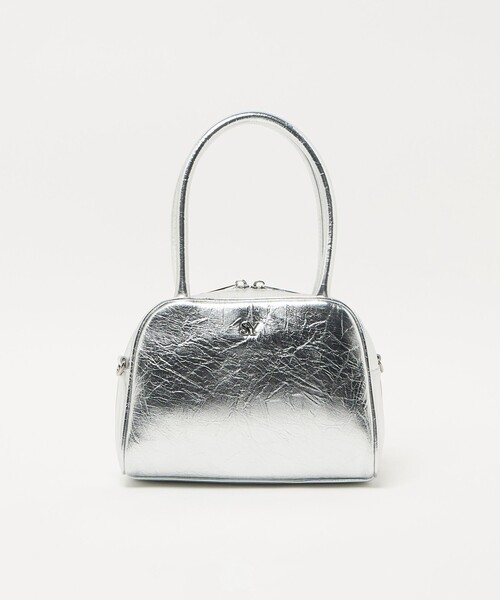 SY UNITED ARROWS(シーユナイテッドアローズ)の「<SY> ハンドボストン MT(ショルダーバッグ・レディース・シルバー/ブラック/ライトブルー・FREE)」の3枚目の写真