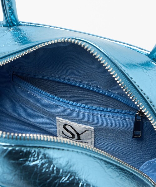 SY UNITED ARROWS(シーユナイテッドアローズ)の「<SY> ハンドボストン MT(ショルダーバッグ・レディース・シルバー/ブラック/ライトブルー・FREE)」の11枚目の写真