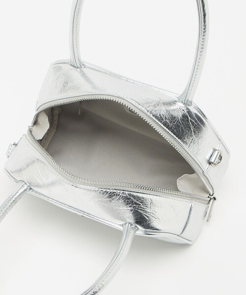 SY UNITED ARROWS(シーユナイテッドアローズ)の「<SY> ハンドボストン MT(ショルダーバッグ・レディース・シルバー/ブラック/ライトブルー・FREE)」の17枚目の写真