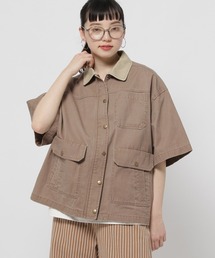 niko and... | 半袖BOYSワークジャケット(ミリタリージャケット)