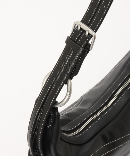 STANDOIL（スタンドオイル）の「【Geek Office / ギークオフィス】STAND OIL / Cling Bag（ハンドバッグ・レディース・ブラック・FREE）」の2枚目の写真